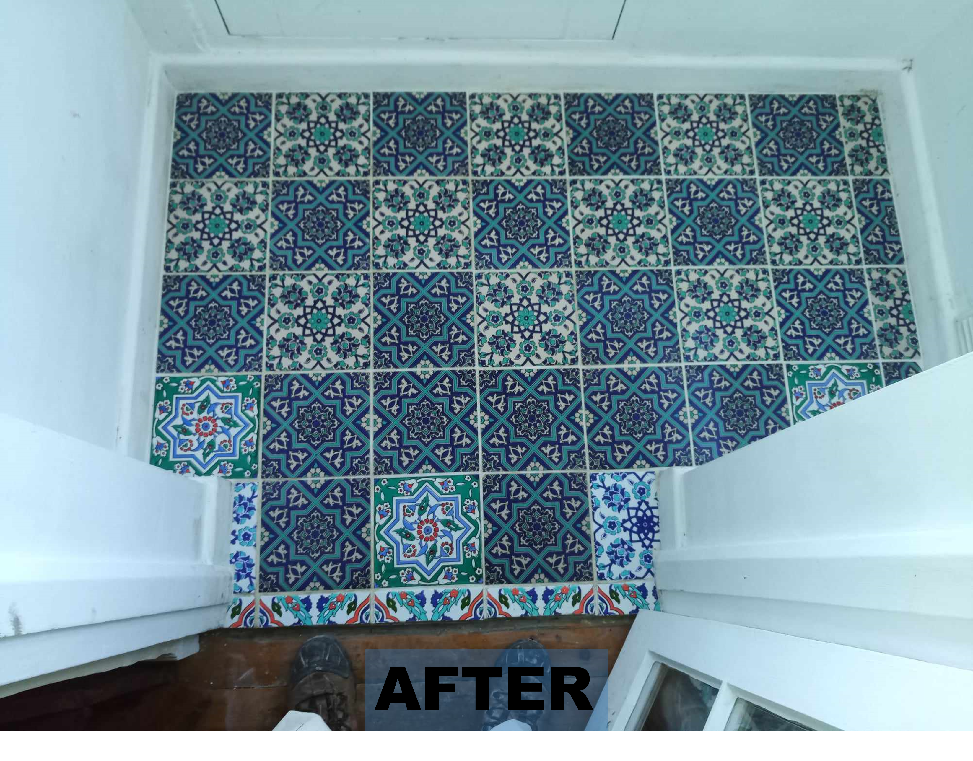 syrian tiles -after