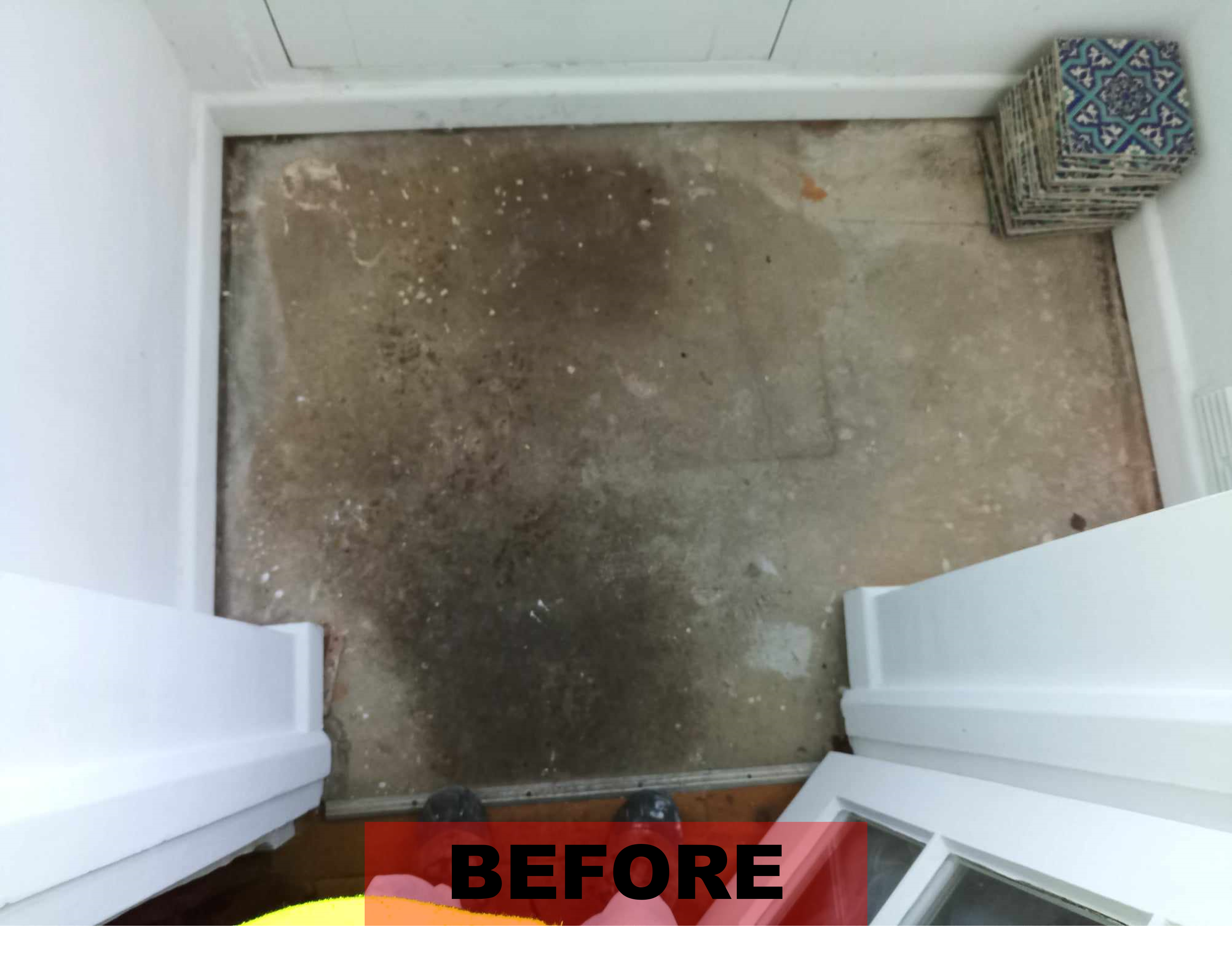 syrian tiles -before